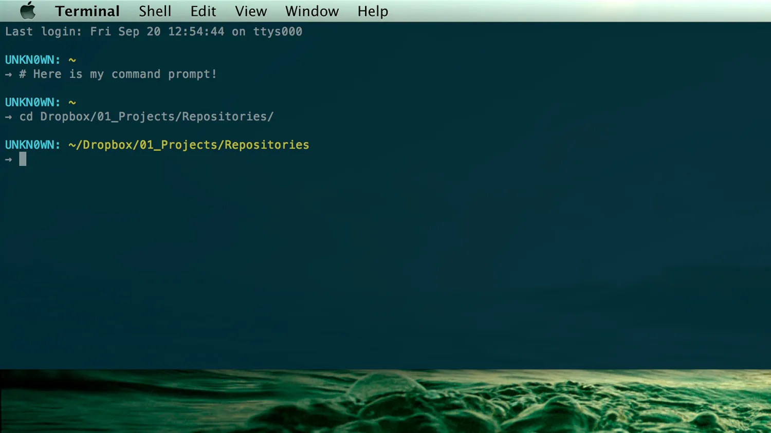 Command Prompt Screenshot