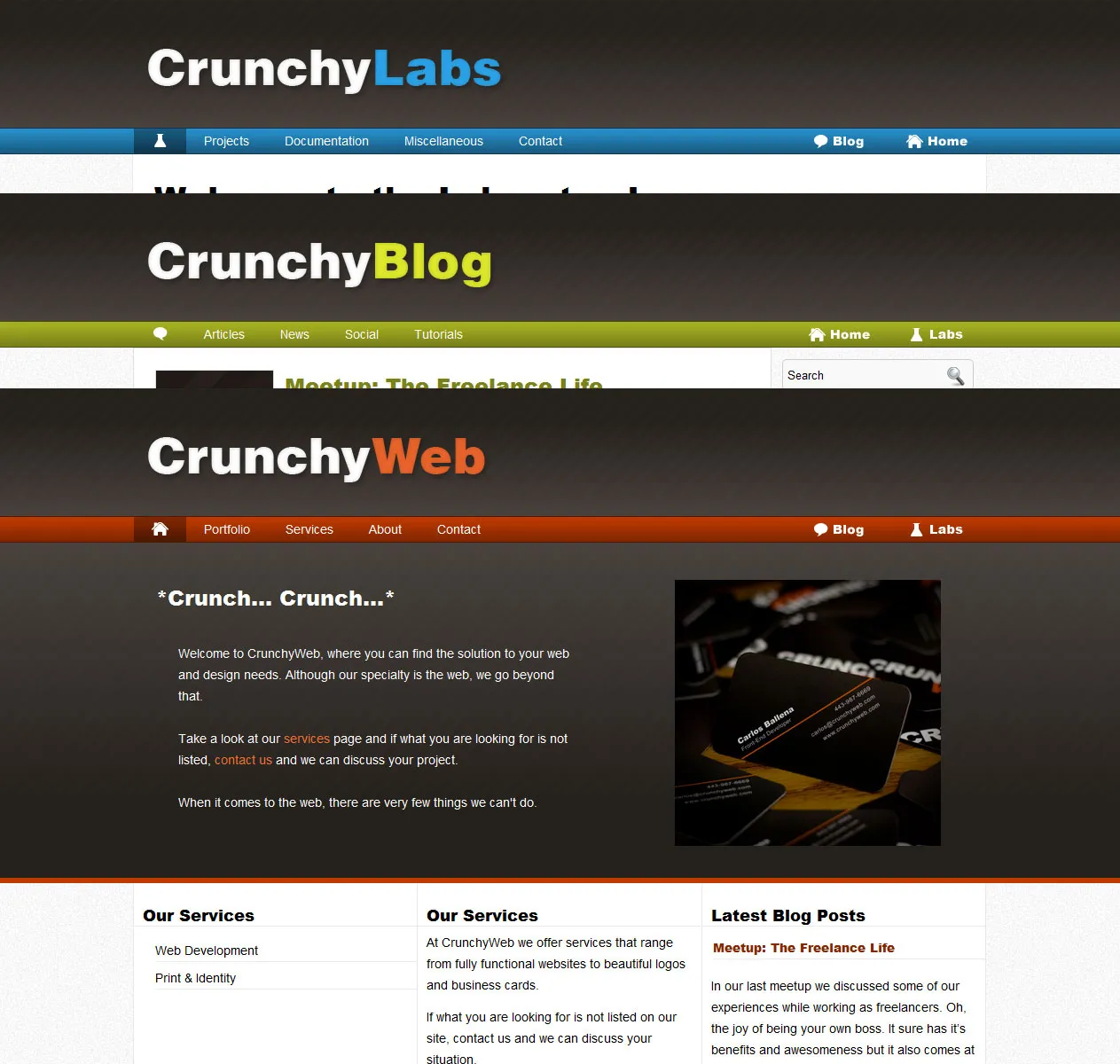 CrunchySites